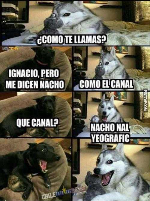 ¿Cómo te llamas? Ignacio pero me dicen Nacho...