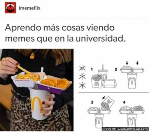 Aprendo mas cosas viendo memes que en la universidad