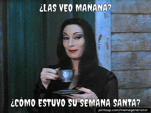 MORTICIA semana santa