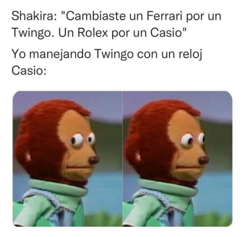 Yo manejando twingo con un reloj casio