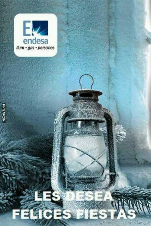 Endesa les desea felices fiestas