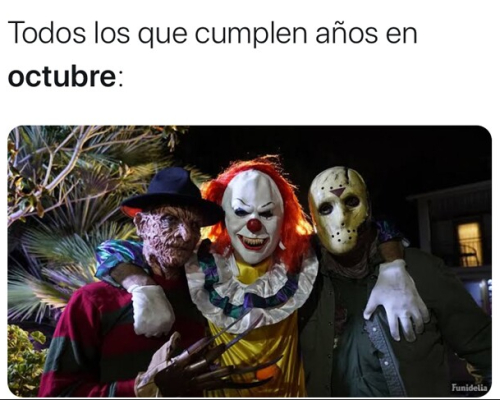 Todos los que cumplen años en octubre