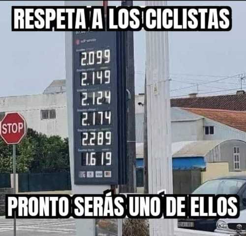 Respeta a los ciclistas, pronto serás uno de ellos