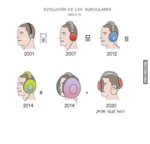 Evolución de los auriculares