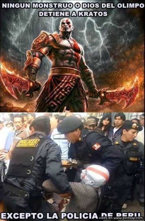 Ningún Dios del Olimpo detiene a kratos