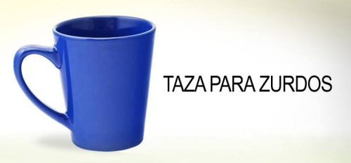 Taza para zurdos