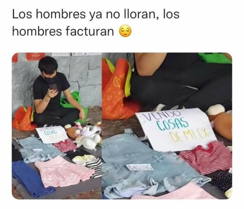 Los hombres ya no lloran los hombres facturan