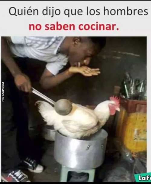 Quien dijo que los hombres no saben cocinar?