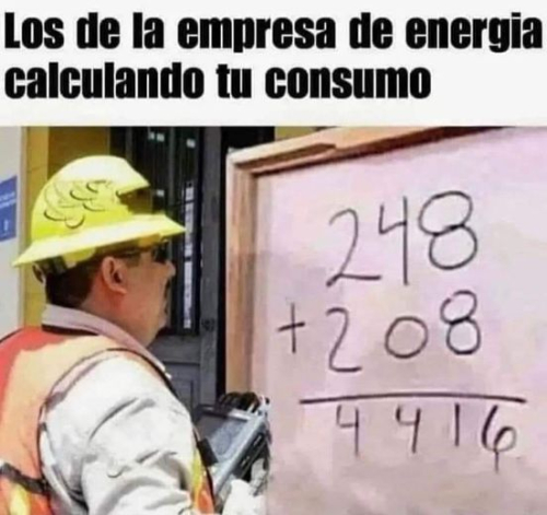 Los de la empresa de energía calculando tu consumo
