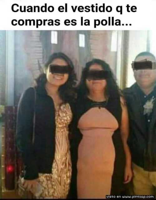 Cuando el vestido que te compras es la polla