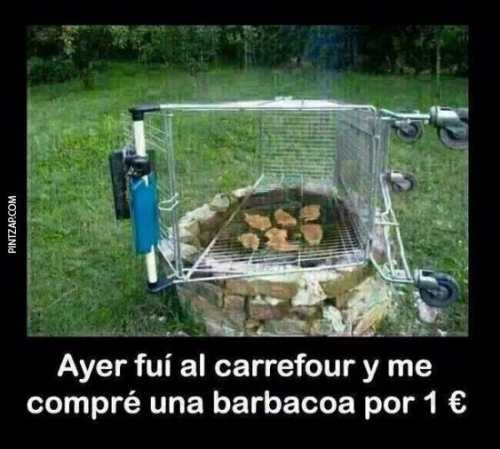 Barbacoa del Carrefour
