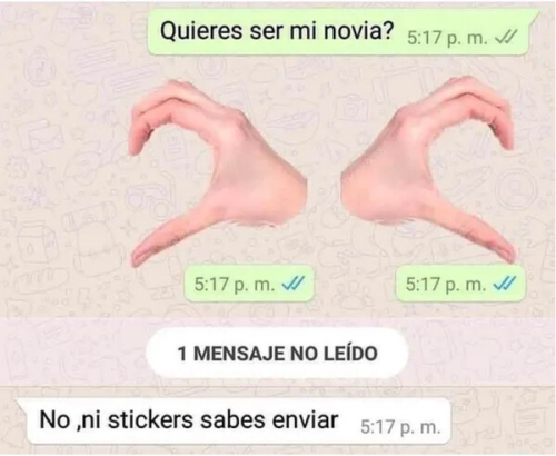 ¿Quieres ser mi novia?