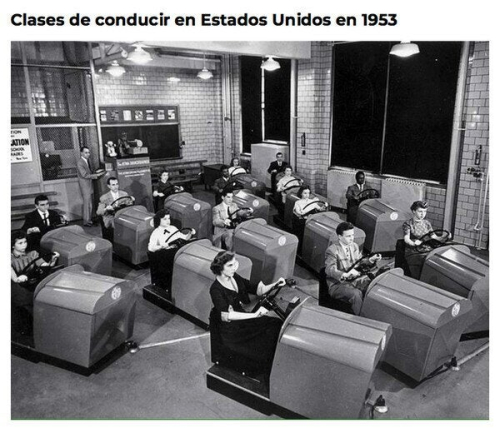 Clases de conducir en Estados Unidos en 1953