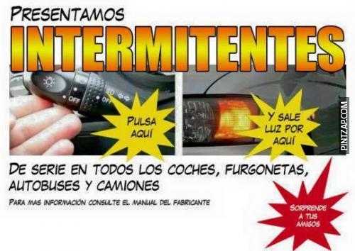 ¡Presentamos intermitentes!