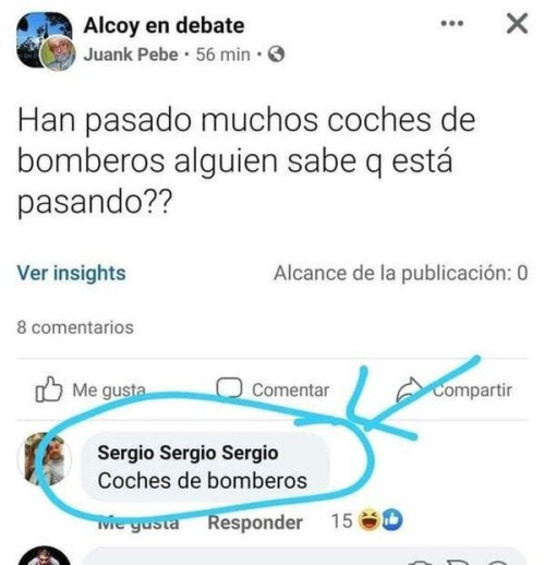 ¿Han pasado muchos coches de bomberos, alguien sabe qué está pasando?