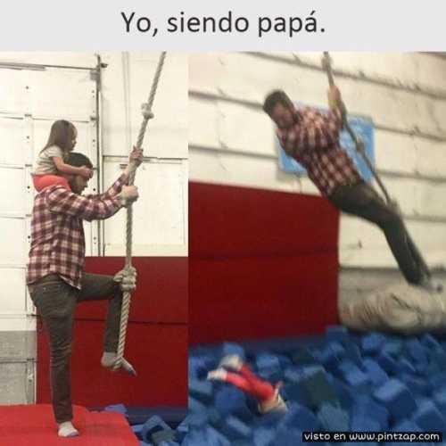 Yo siendo papá