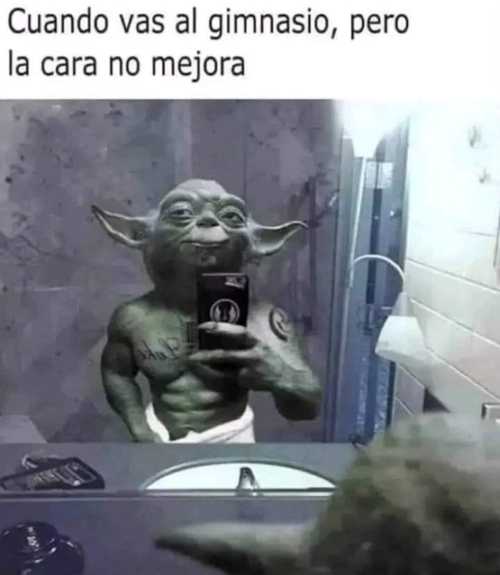 Cuando vas al gimnasio pero la cara no mejora