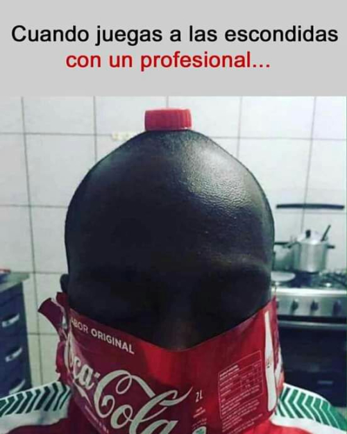 Cuando juegas a las escondidas con un profesional