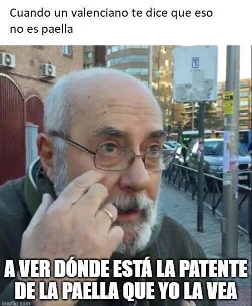 Cuando un valenciano te dice que eso no es paella