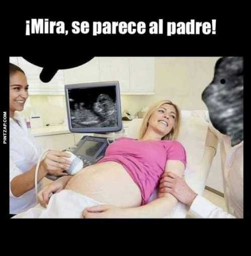 Mira se parece al padre!