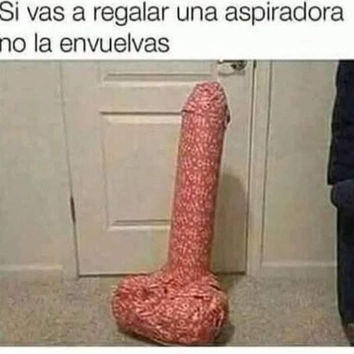 Si vas a regalar una aspiradora no la envuelvas