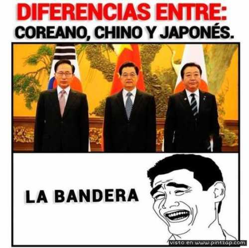 Diferencias entre coreano chino y japonés