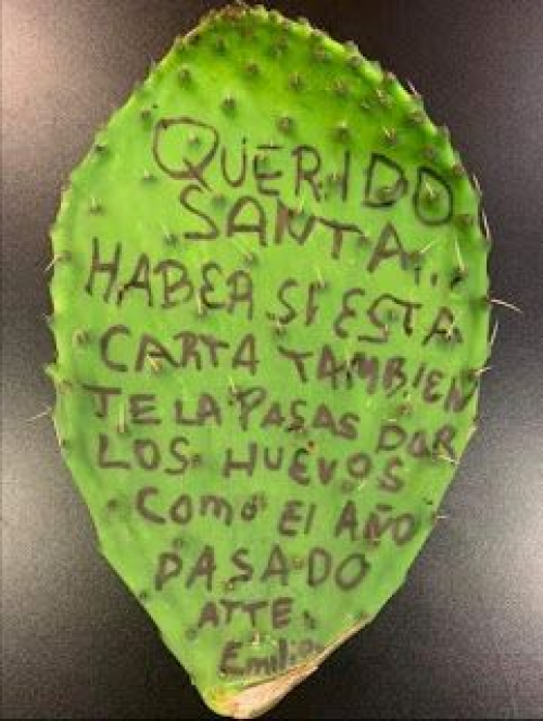 Querido Santa a ver si esta carta también te la pasas por los huevos como el año pasado