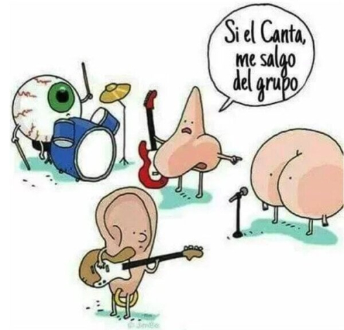 Si el canta me salgo del grupo