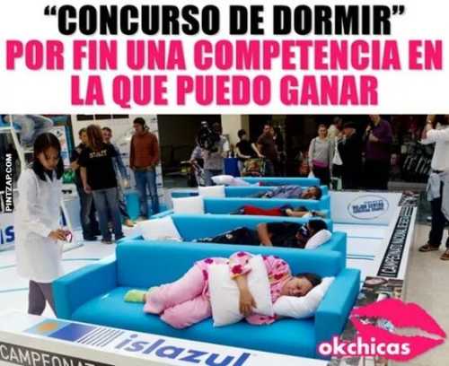 Concurso de dormir