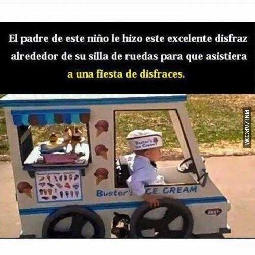 El padre de este niño es un crack