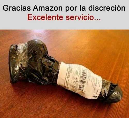 Gracias Amazon por la discreción 