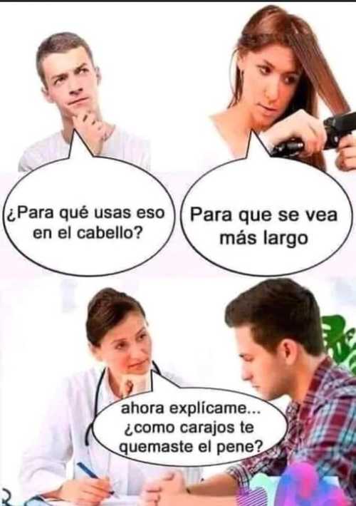 ¿Para qué usas eso en el cabello?