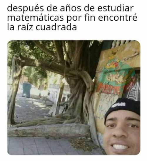 Por fin encontré la raíz cuadrada